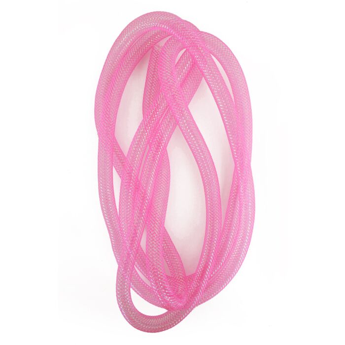 Decoratie tube roze 16 mm