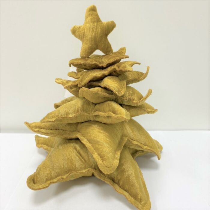 Boom velours 21x23 cm oker Boom velours 21x23 cm oker