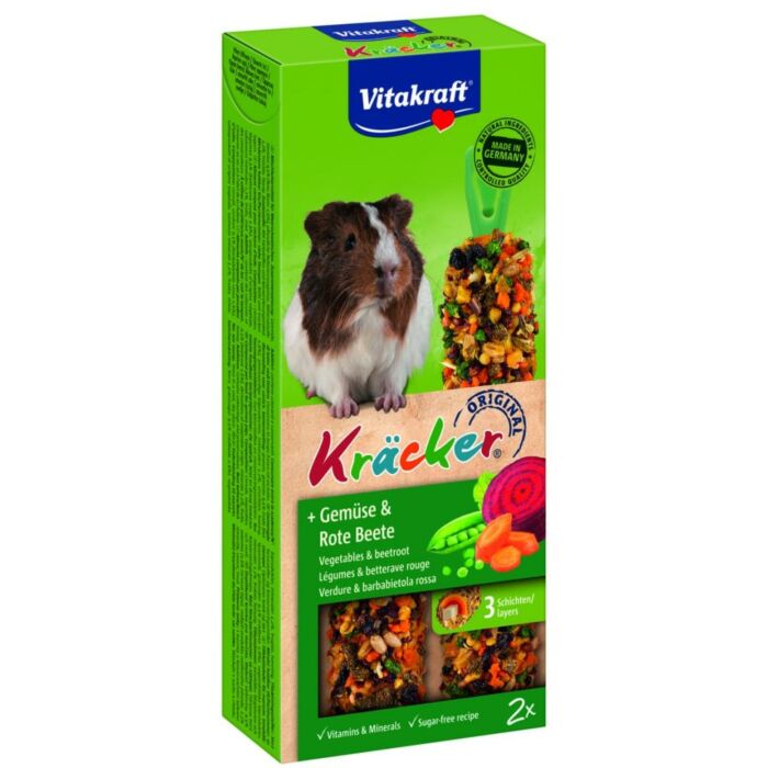 Kracker groente cavia 2in1 - Vitakraft Kracker groente cavia 2in1 - Vitakraft