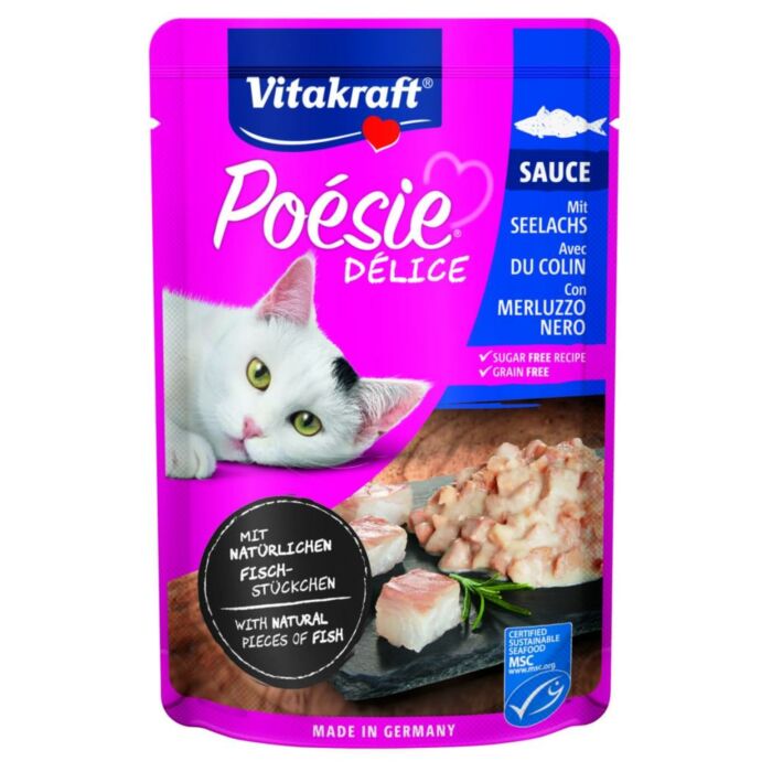 Poesie delisauce koolvis 85g - Vitakraft Poesie delisauce koolvis 85g - Vitakraft