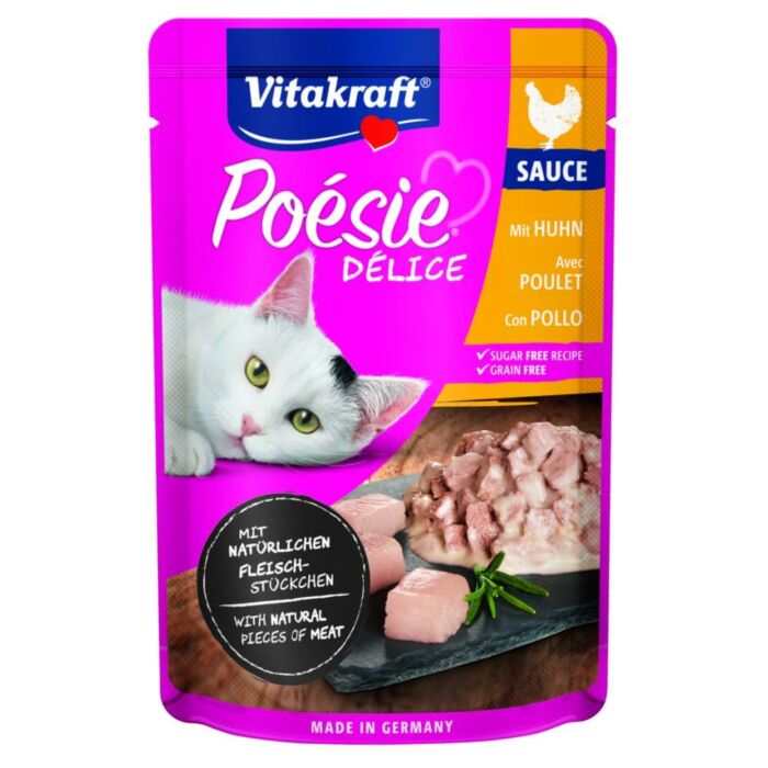 Vitakraft kattenvoer Poesie Deli Sauce Pouch 85 G Vitakraft kattenvoer Poesie Deli Sauce Pouch 85 G