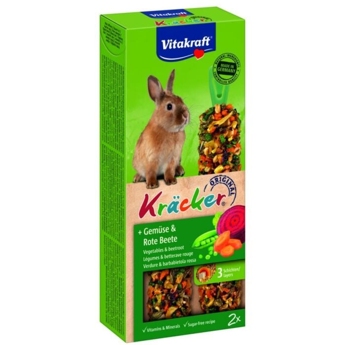 Cracker groente dwergkonijn 2in1 - Vitakraft