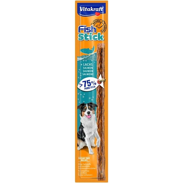 Hondensnack Vitakraft Fish Stick - Zalm 15 g Hondensnack Vitakraft Fish Stick - Zalm 15 g