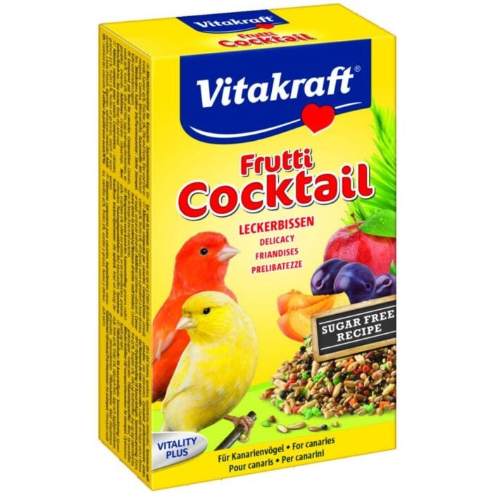 Vogelsnack Cocktail fruit kanarie 200g