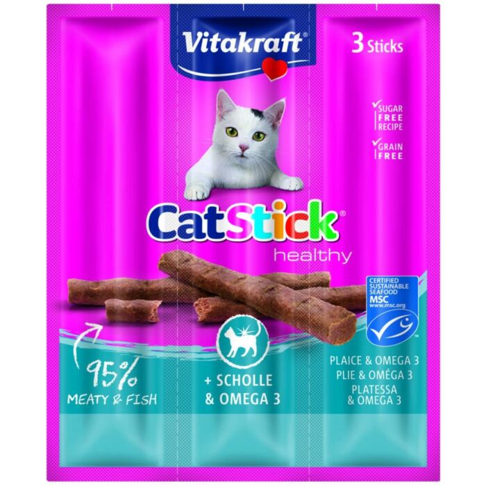 Cat stick Vitakraft mini Schol / Omega 3 – 3 stuks