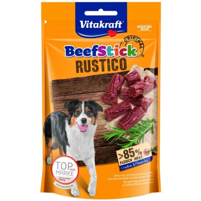 Hondensnack beefstick rustico 55g hond