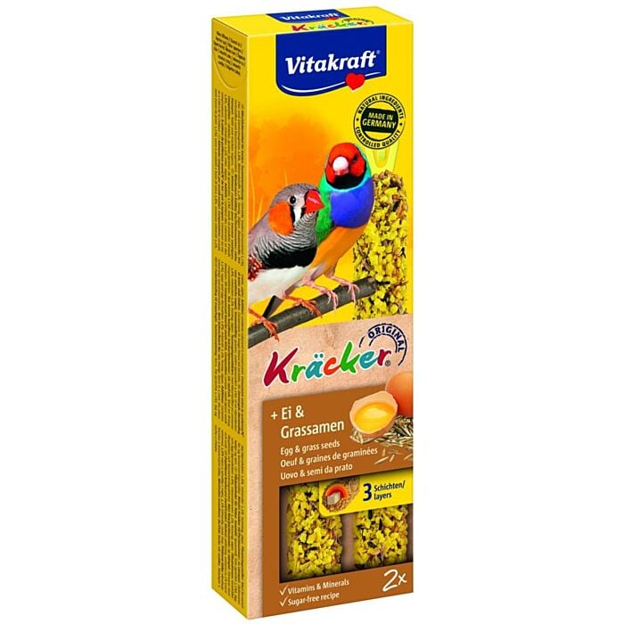 Vogelsnack kracker ei exoot 2in1 - Vitakraft Vogelsnack kracker ei exoot 2in1 - Vitakraft