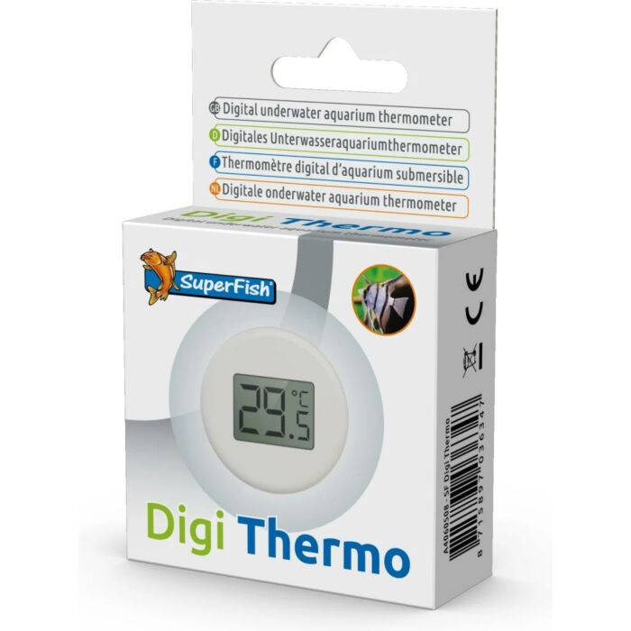 Aquarium thermometer digitaal wit - SuperFish Aquarium thermometer digitaal wit - SuperFish