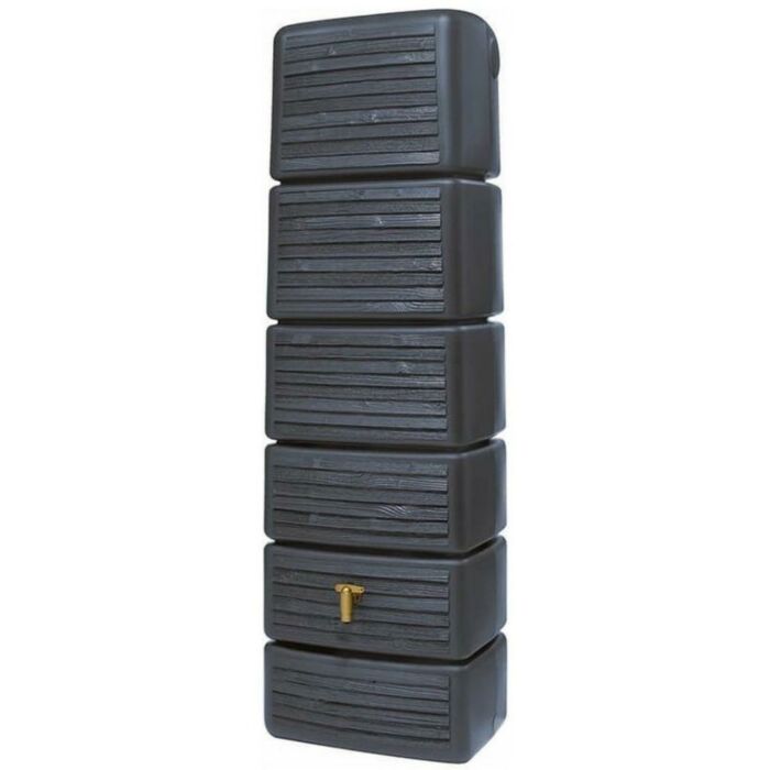 Regenton Slim 300L Wood antraciet Regenton Slim 300L Wood antraciet