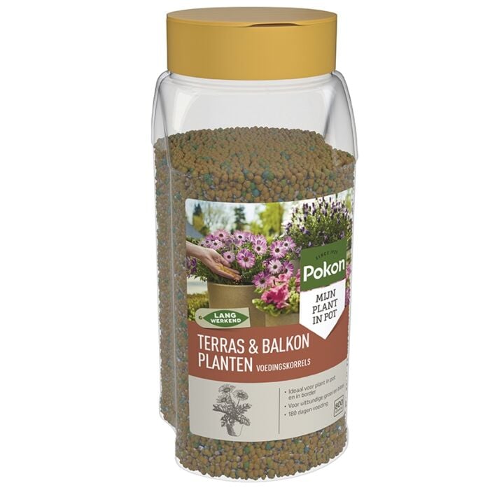 Meststof terras-balkonplant langwerkend 750 g - Pokon