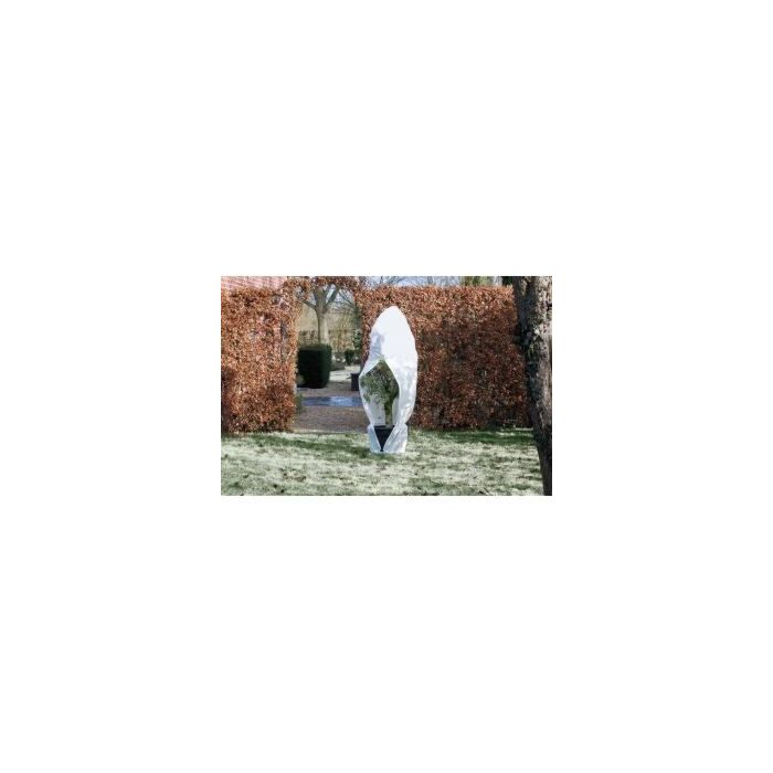 Winterafdekhoes Rits wit Winterafdekhoes Rits wit