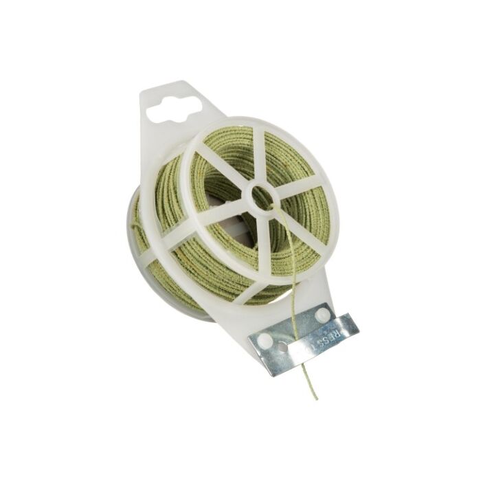 Klimdraad met stroeve coating groen 50m Klimdraad met stroeve coating groen 50m