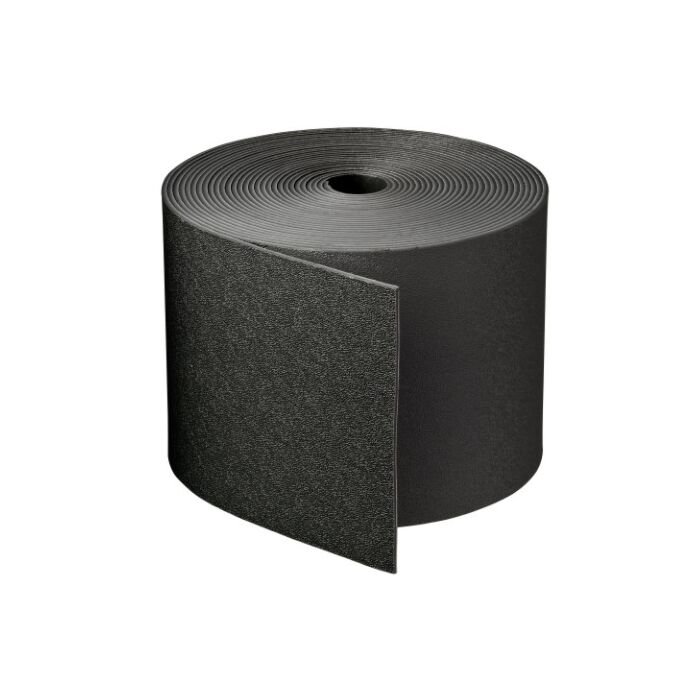 Borderrand zwart H15cmx10m dikte 3mm