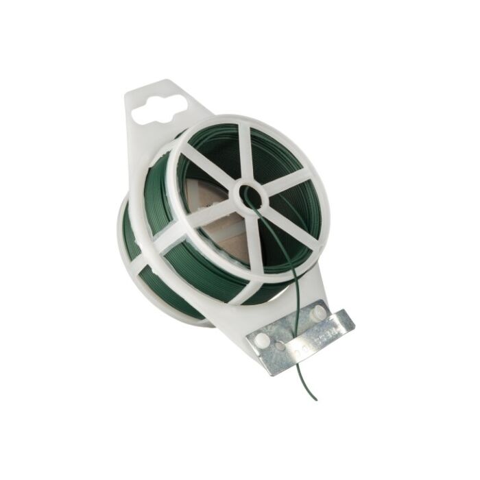 Binddraad geplastificeerd metaaldraad groen Ø 0,6 mmx50m