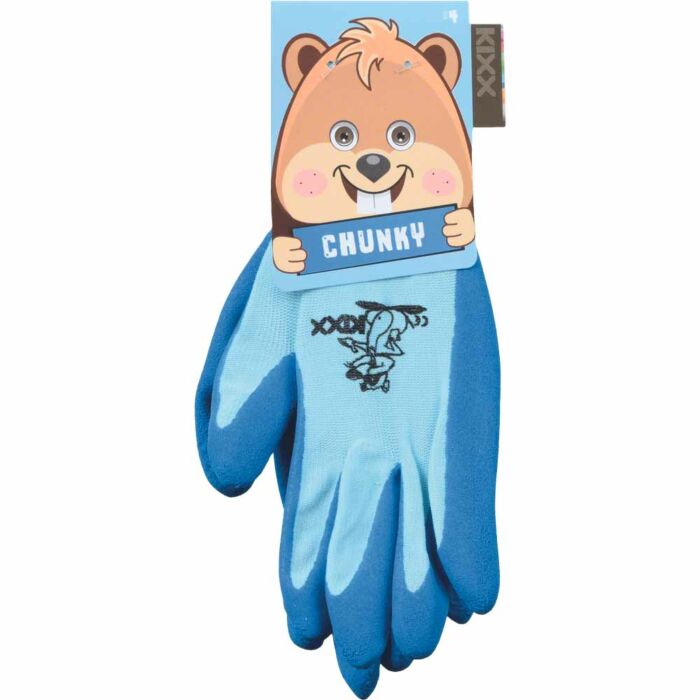 Handschoen kids chunky blauw maat 5 - Kixx