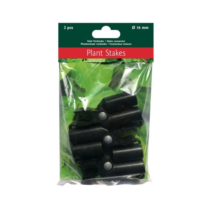 Plantenstaak verbinder - Ø 16 mm, 3 stuks Plantenstaak verbinder - Ø 16 mm, 3 stuks