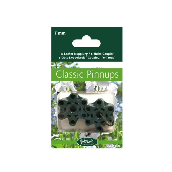 6-Gats koppelstukje - Ø 7 mm, 2 stuks 6-Gats koppelstukje - Ø 7 mm, 2 stuks