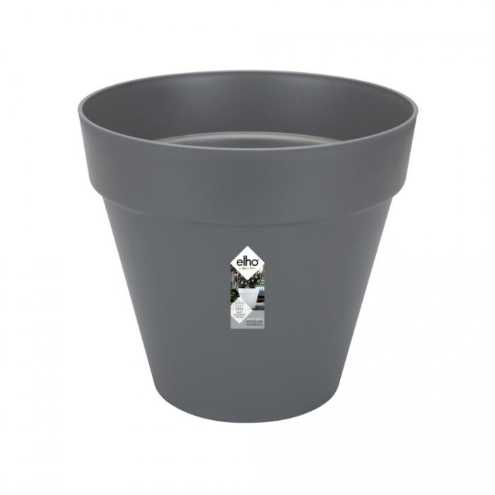 Elho Loft Urban rond Wielen Antraciet Ø 38.5 x H 35.3 cm Elho Loft Urban rond Wielen Antraciet Ø 38.5 x H 35.3 cm