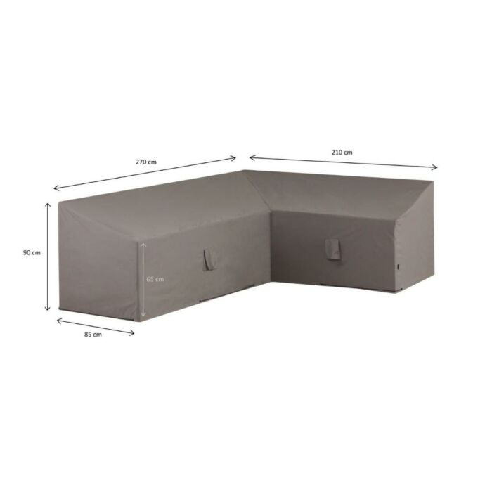 Loungesethoes grijs L 270 cm - Madison