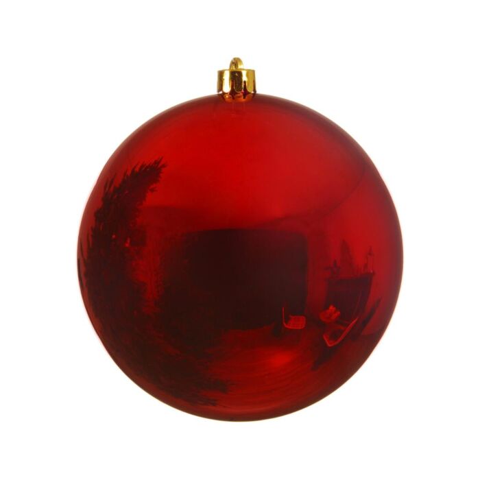 Kerstbal Shiny Christmas red Ø14 cm Kerstbal Shiny Christmas red Ø14 cm