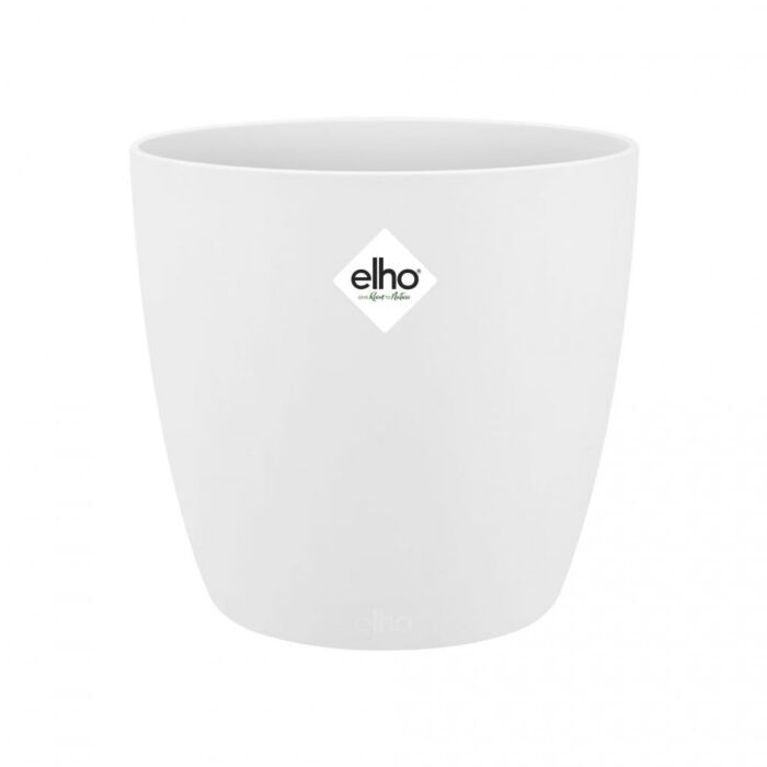 Elho Brussels rond wit Ø 24.3 x H 23.2 cm Elho Brussels rond wit Ø 24.3 x H 23.2 cm