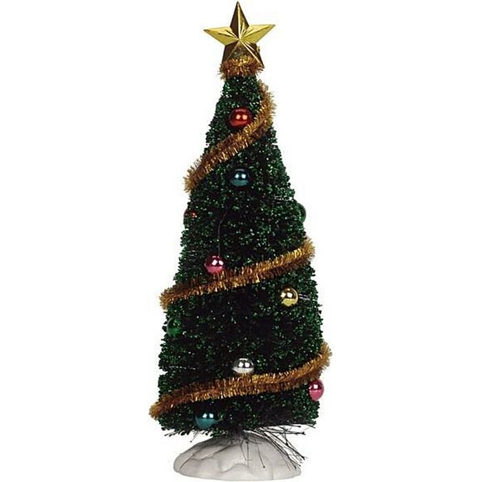 Lemax Sparkling Green Christmas Tree, Medium