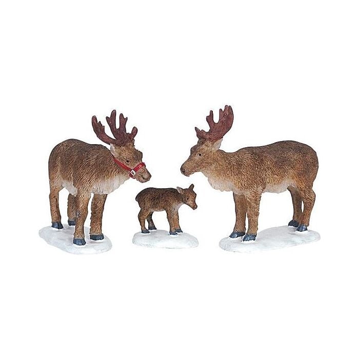 Lemax Reindeer, set van 3