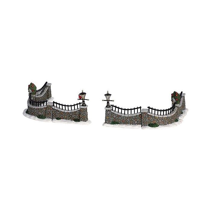 Lemax Stone Wall, set van 6