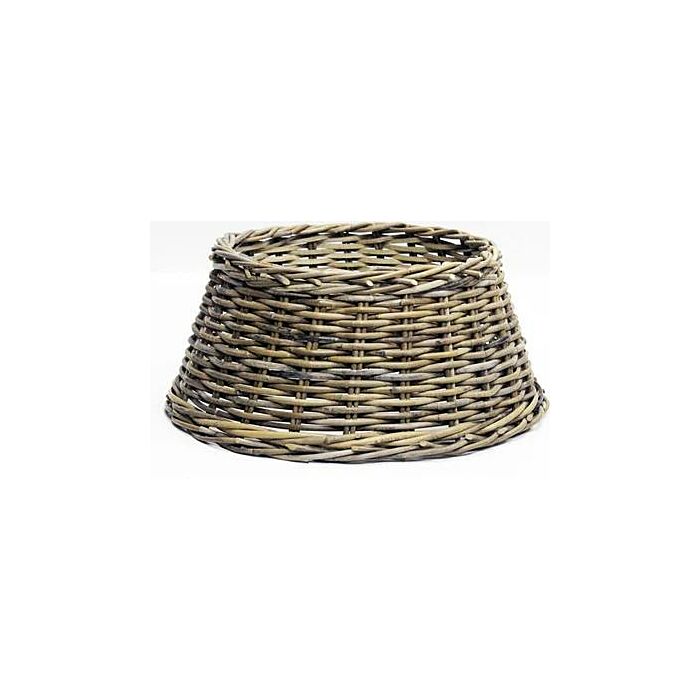 Kerstboommand rotan grijs Ø 60 cm