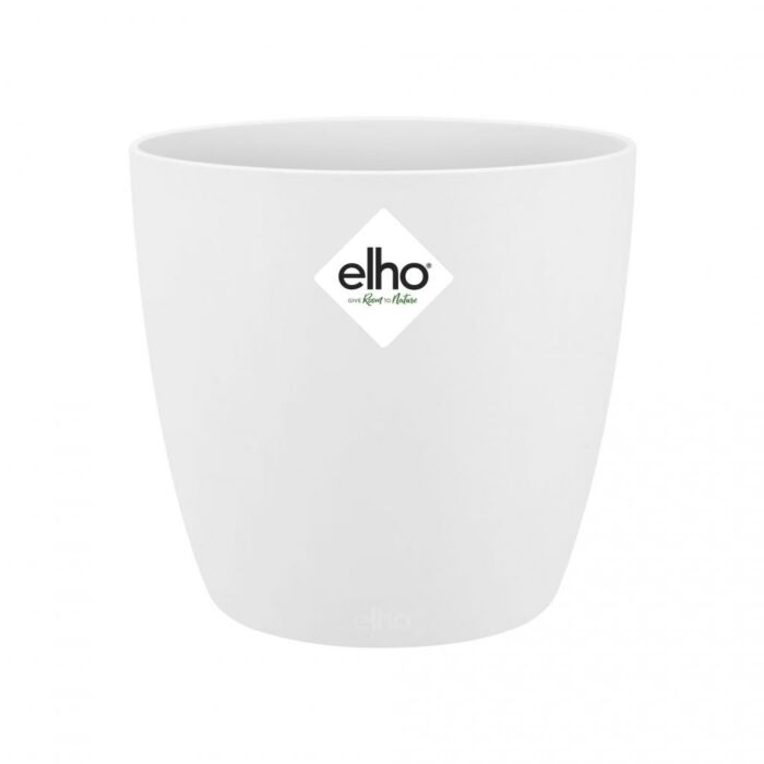 Elho Brussels rond wit Ø 10 x H 8.9 cm Elho Brussels rond wit Ø 10 x H 8.9 cm