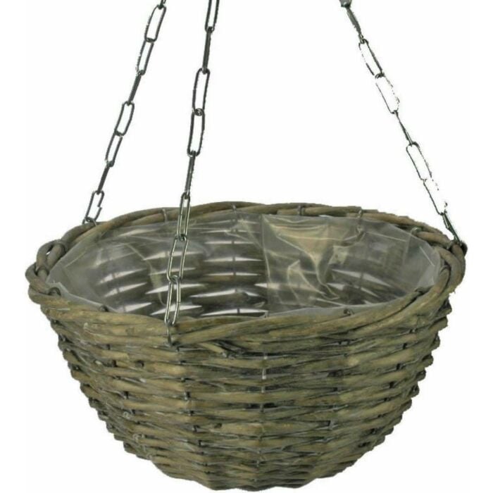 Hanging basket wilg Ø 30 cm grijs Hanging basket wilg Ø 30 cm grijs