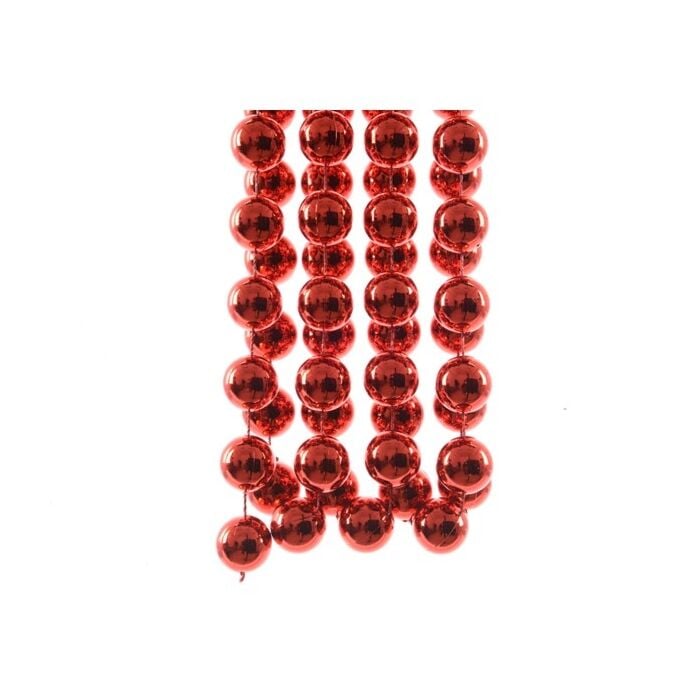 plastic bead garland XXL christmas red plastic bead garland XXL christmas red