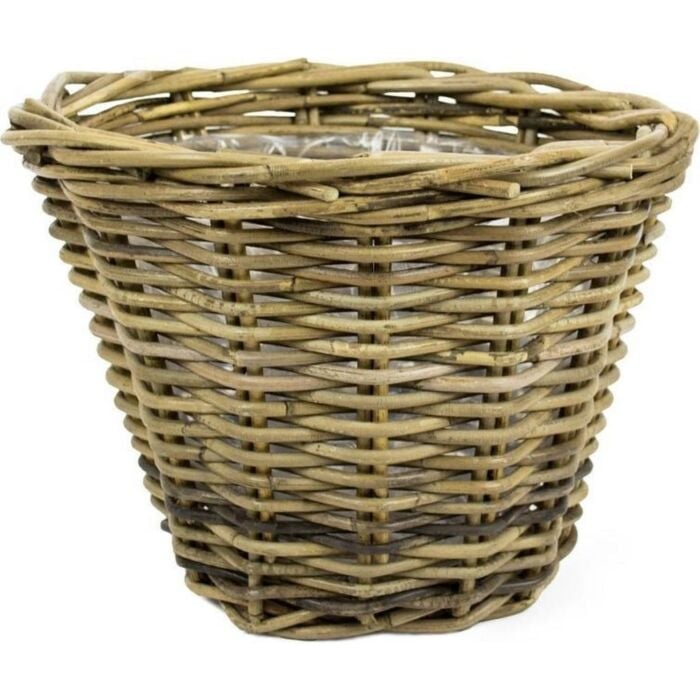 Plantenpot rotan Ø 35 cm antiek grijs