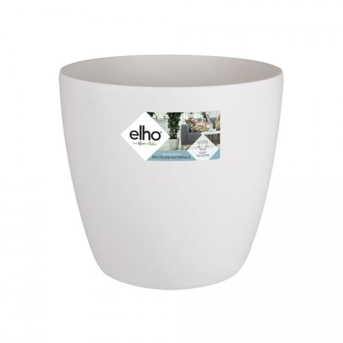 Elho Pot & wiel Brussels Ø 47 cm wit