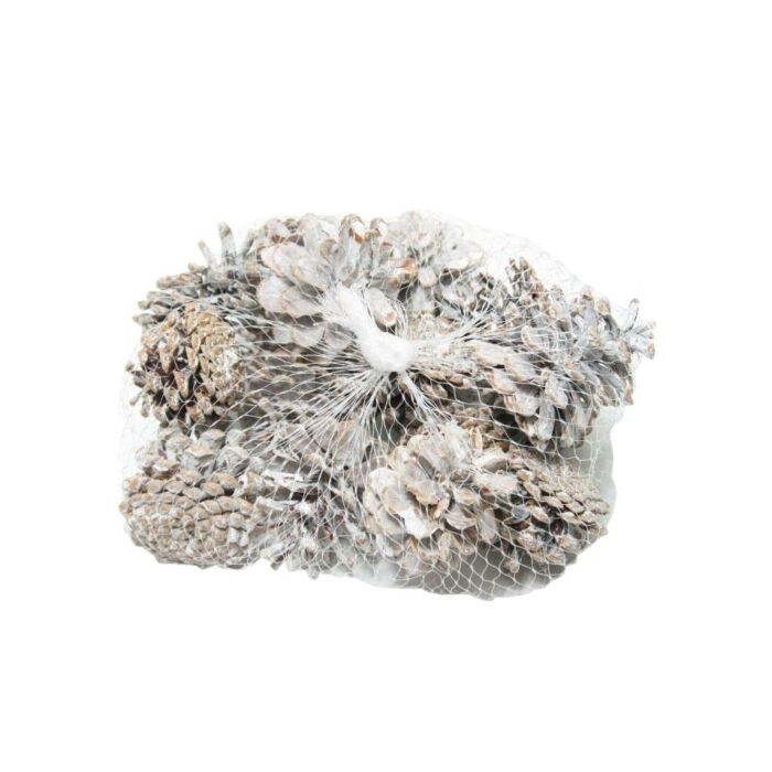Pinecone Oostenrijker wit set van 15 - HBX Natural Living