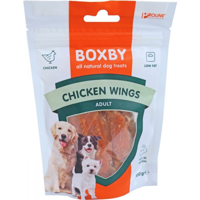 Hondensnack Boxby kipwings 100g Hondensnack Boxby kipwings 100g