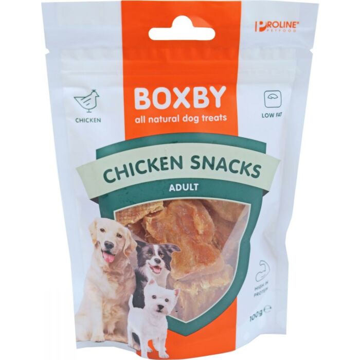 Hondensnack Boxby kip 100g Hondensnack Boxby kip 100g