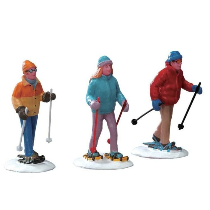 Lemax Snowshoe Walkers, set van 3