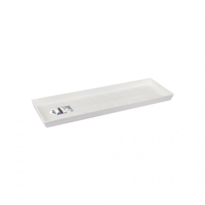 Elho Loft Urban Balkonbak Schotel Wit Ø 47.3 x H 2.6 cm Elho Loft Urban Balkonbak Schotel Wit Ø 47.3 x H 2.6 cm