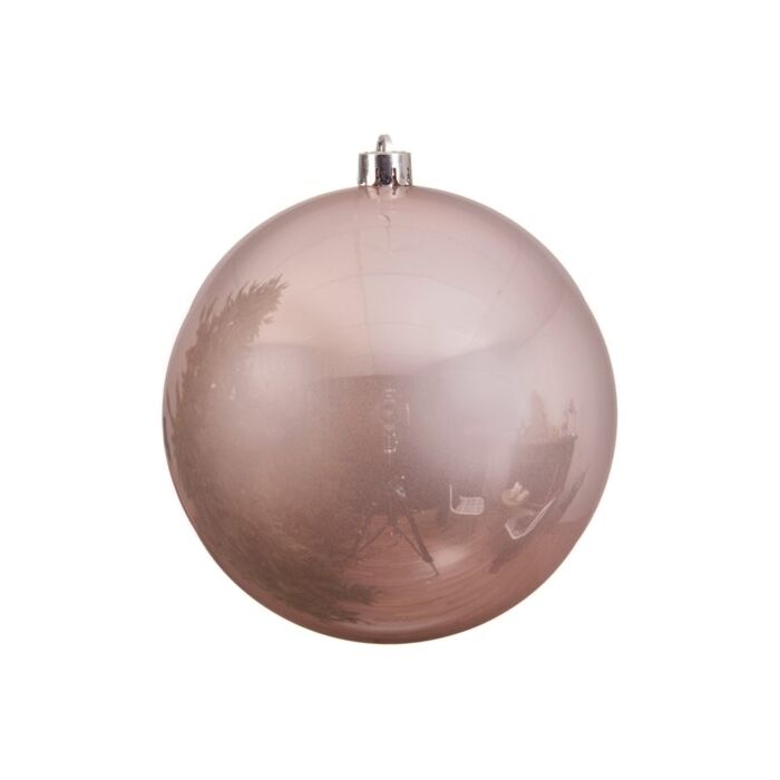 Shatterproof Plain Bauble Shiny Pink 14 cm Shatterproof Plain Bauble Shiny Pink 14 cm