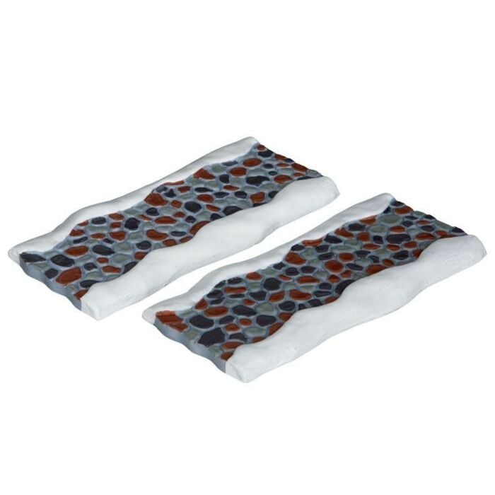 Lemax Stone Road - Straight, set van 2 Lemax Stone Road - Straight, set van 2
