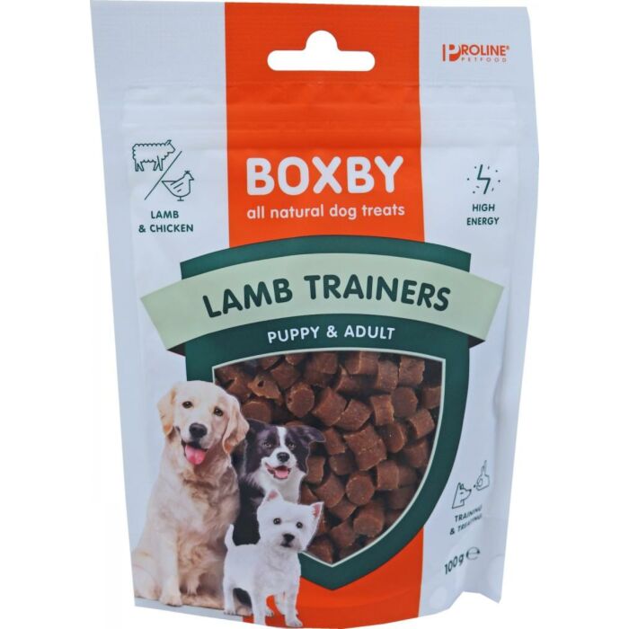 Hondensnack Boxby lamb trainers 100g Hondensnack Boxby lamb trainers 100g
