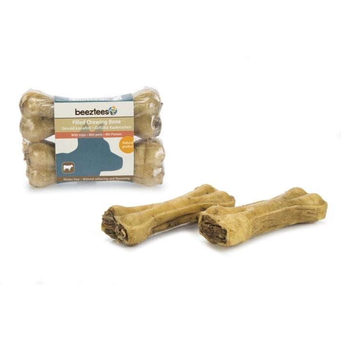 Hondensnack gevuld kauwbot met pens - Beeztees