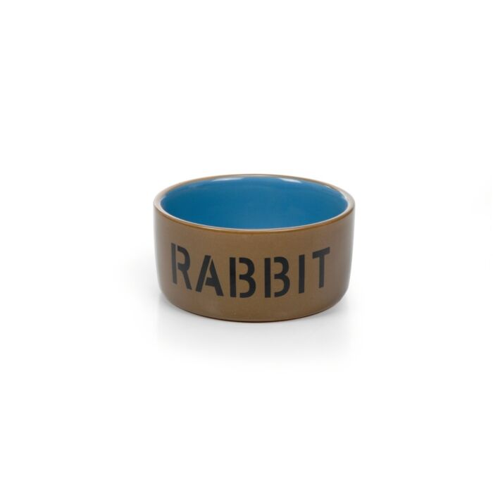 Eetbak konijn geglazuurd 11.5 cm - Beeztees Eetbak konijn geglazuurd 11.5 cm - Beeztees