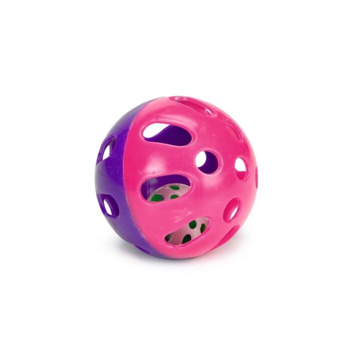 Plastic jingle bal knaagdier 9 cm - Beeztees Plastic jingle bal knaagdier 9 cm - Beeztees