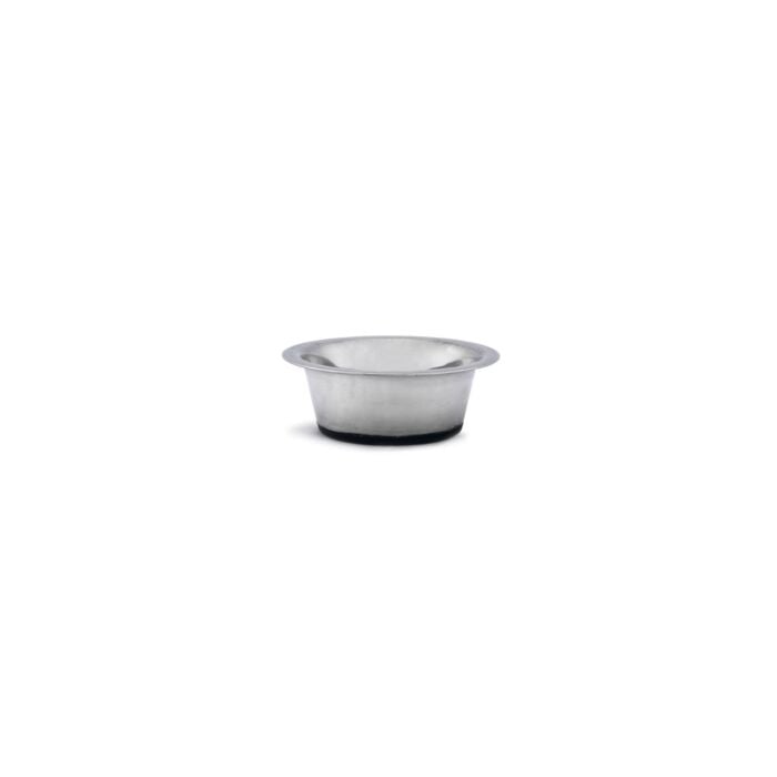Hondenvoerbak steeldish antislip 13 cm