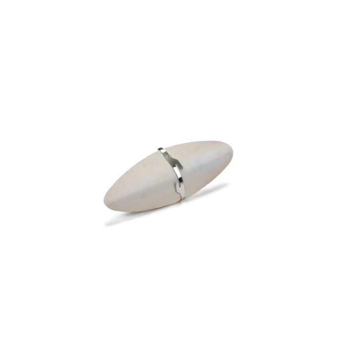 Sepia klein 12 cm wit