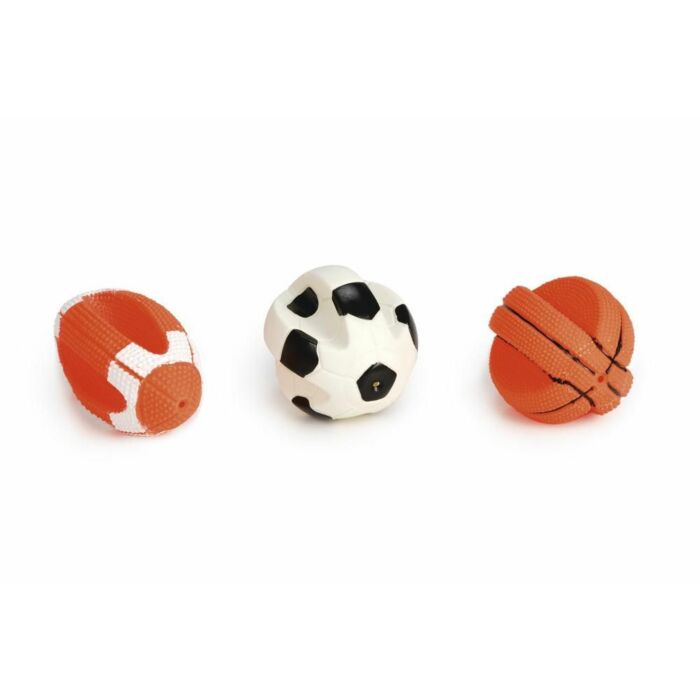 Sportbal Vinyl klein L10cm Ass