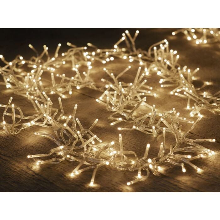 Lichtsnoer cluster lights warm wit 1152 LED 690 cm Lichtsnoer cluster lights warm wit 1152 LED 690 cm