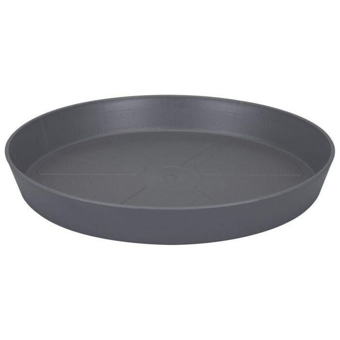 Elho Loft Schotel rond antraciet Ø 14 x H 1.9 cm Elho Loft Schotel rond antraciet Ø 14 x H 1.9 cm